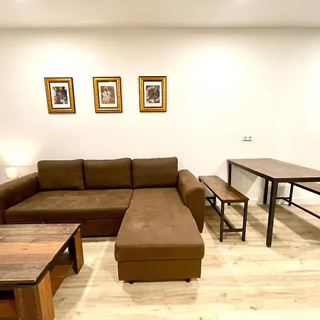 公寓 Goldstadt Suite- Schloessle Zentrum 普福尔茨海姆