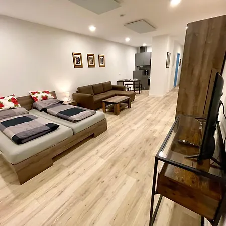 Goldstadt Suite- Schloessle Zentrum 普福尔茨海姆